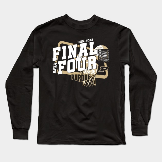 purdue boilermakers final four 2024 Long Sleeve T-Shirt by olivia parizeau